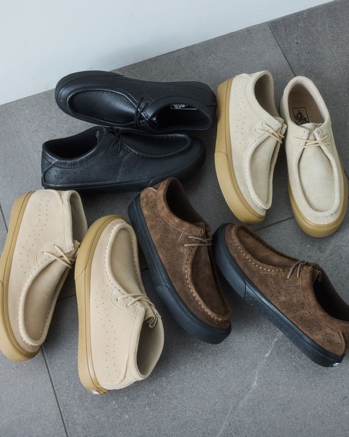 Vans SF MOCシリーズのSAND/GUM、DK.BROWN、BLACK