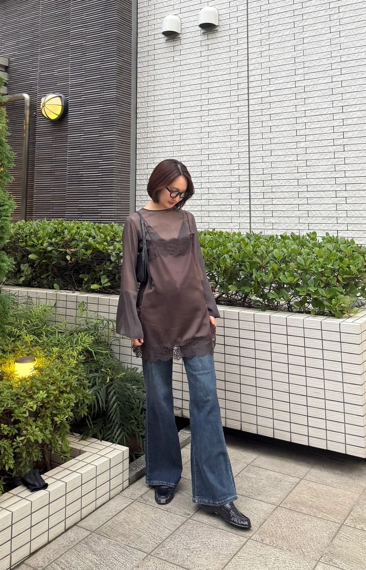 ZARAローファーを使用したコーデ