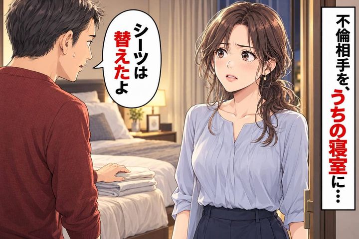 「シーツは替えたよ」——不倫相手を寝室に入れた夫。私がここで眠りたくない理由は、そこじゃない