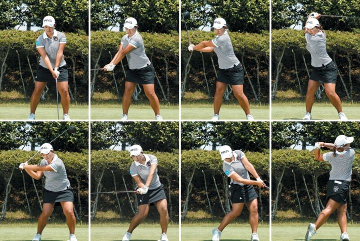 鈴木愛、今平周吾、渋野日向子ら部門別ランキング1位8人のスイングをお手本に即上達！【ツアーNo.1テクニックまとめ】