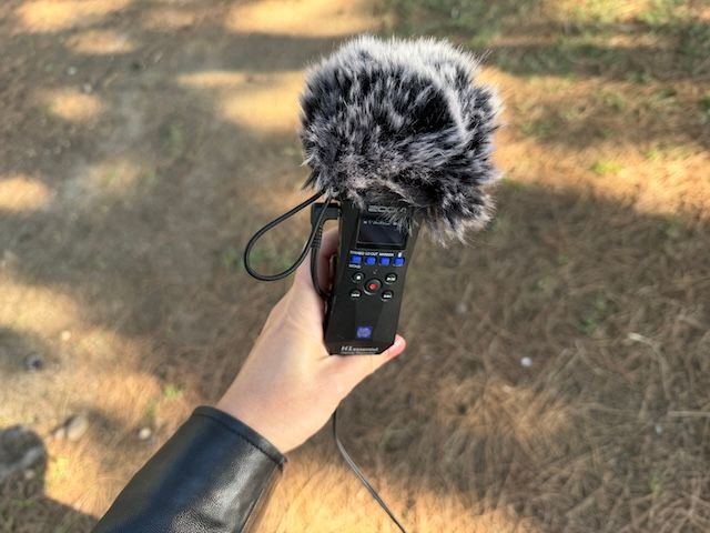 Sound Walking Tourで使う集音マイク