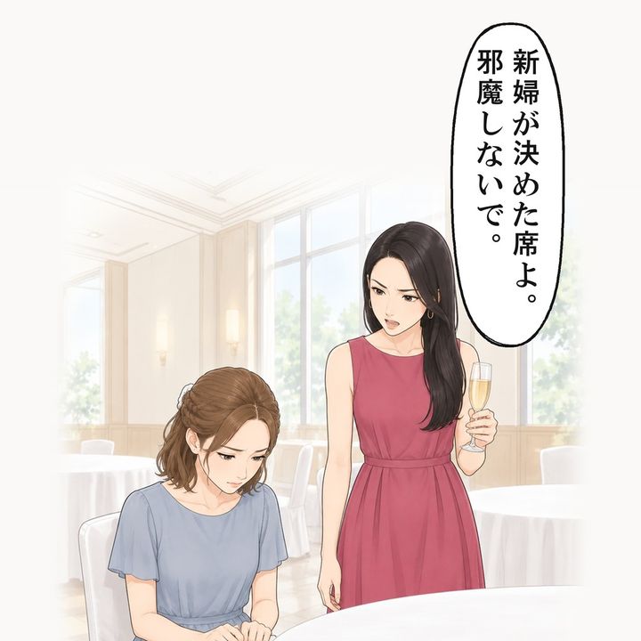 お祝いの日の席で、私は何も言い返せずにいました