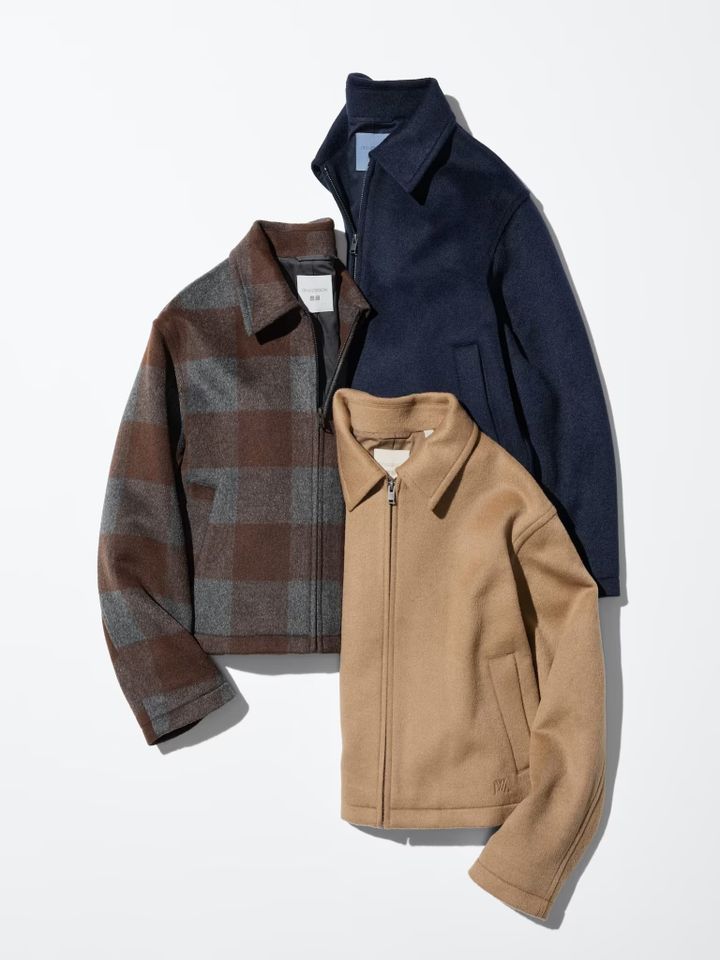 ブラッシュドショートブルゾン ¥7,990／ユニクロ