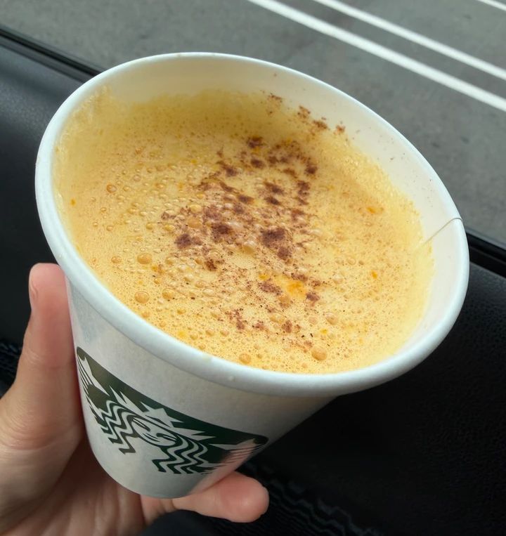 スタバ新作「パンプキン スープチーノ」