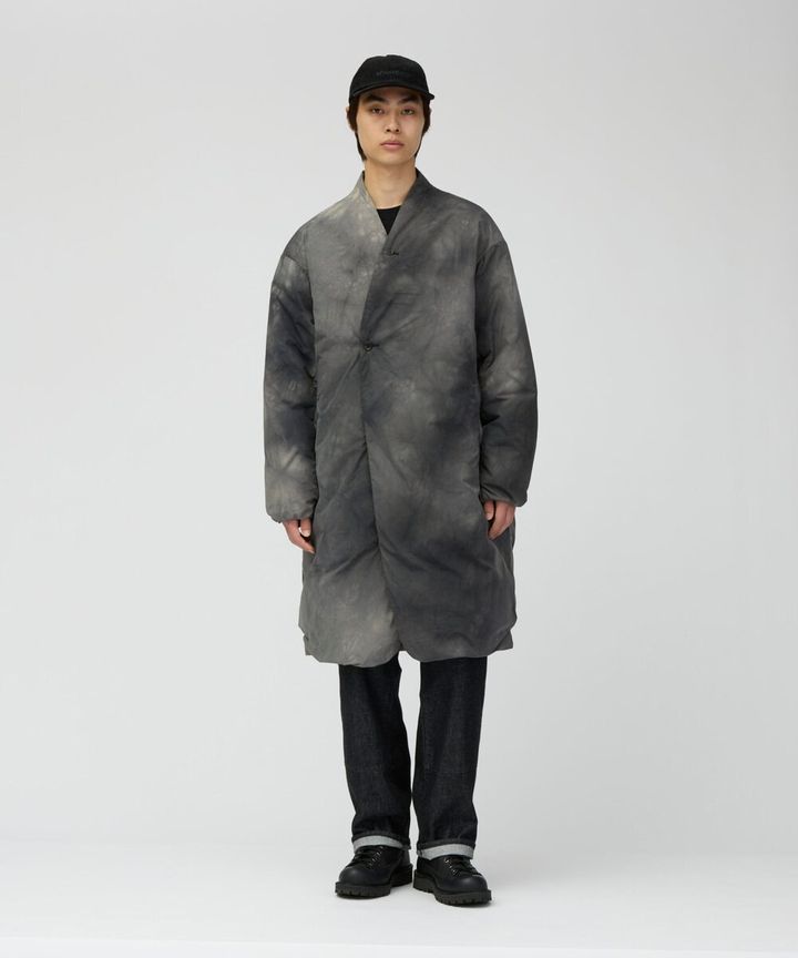 Shibori Dyeing Down Coat ¥77,000