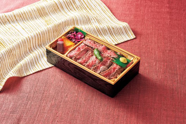 山形【なごみ農産】「山形牛ランプステーキ弁当」