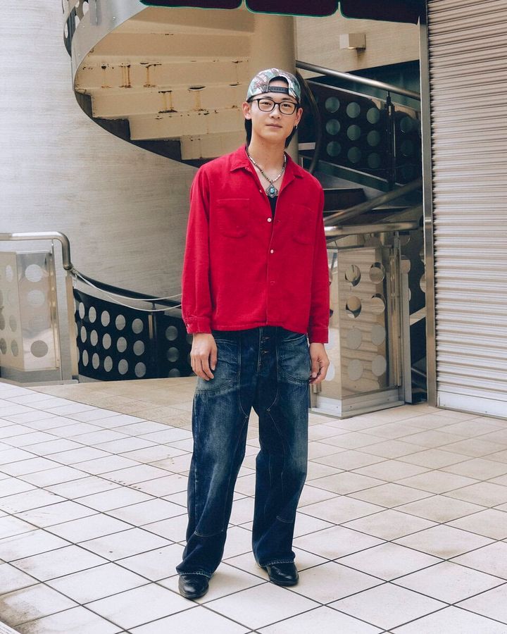 【10代スナップ＠下北沢】首元のインディアンジュエリーが抜群の存在感を主張