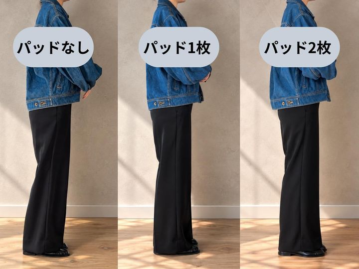 画像4: 【画像⑥】《おまけ》パッドを2枚重ねてみた！