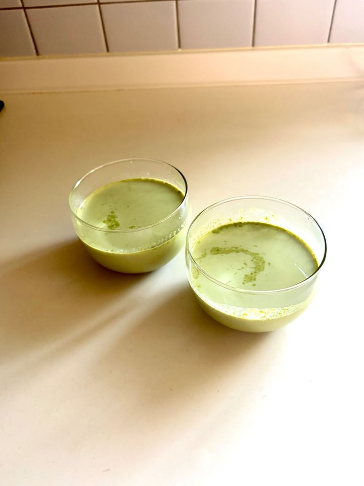 牛乳の大量消費に！抹茶のパンナコッタ