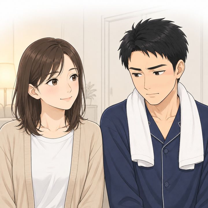 【漫画】「風呂の湯は3日替えるな」濁った湯に私を入らせ、自分も我慢していると言う夫。だが、私の質問で頭を下げた