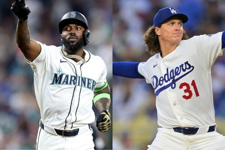 ランディ・アロザレーナ（左）とタイラー・グラスノー（C）Getty Images