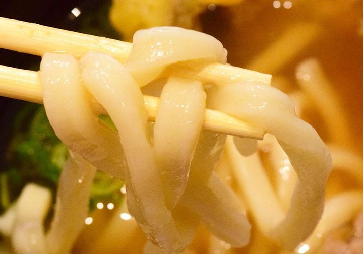 うどんはやわらかめ