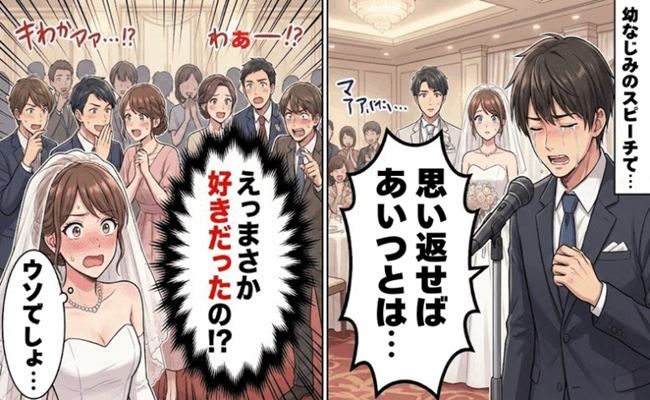 結婚式ハプニング イメージイラスト