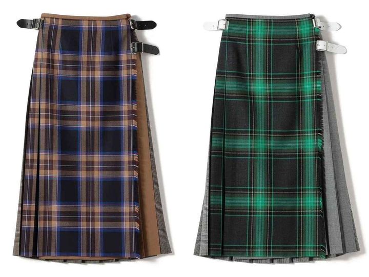 画像: 「別注パッチワーク ファッション ロング キルト」各￥41,800【オニール オブ ダブリン × シップス】 出典：シップス