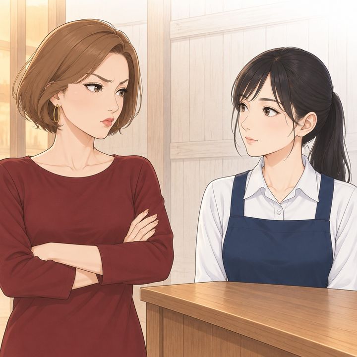 【漫画】「雑巾扱いはやめて」湯船にタオルを浸し、注意したバイトの私を口コミで脅す銭湯の客。私の頼みに胸を張って自滅