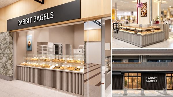 京都発「ラビットベーグル」が奈良・心斎橋・小倉に店舗オープン！店内で手作り焼き立てベーグルを提供
