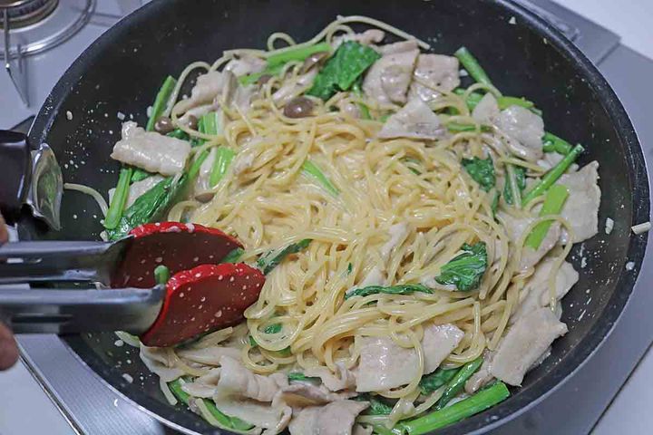 豚きのこパスタ１３