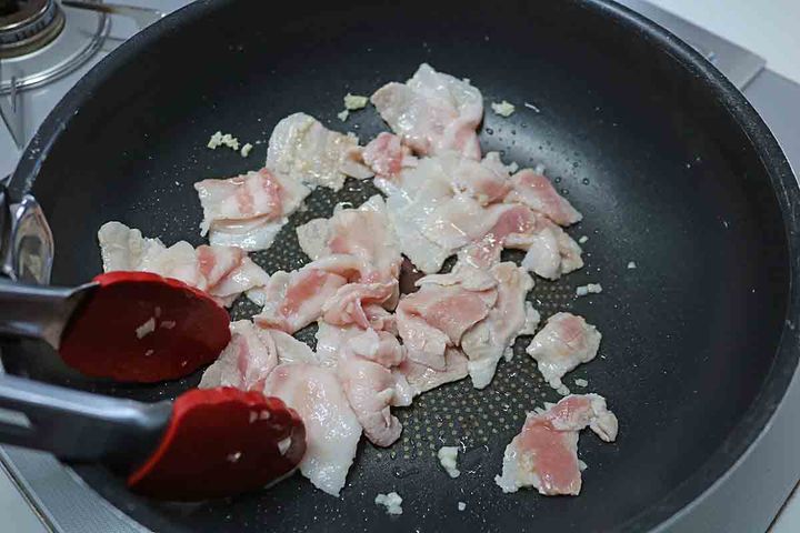 豚きのこパスタ７