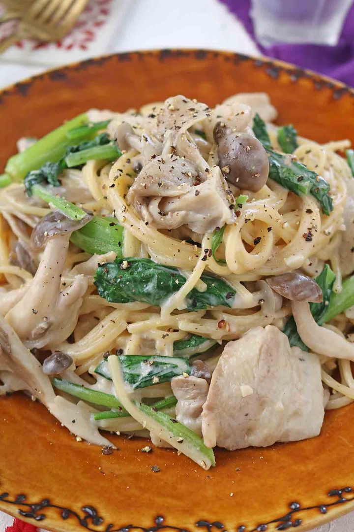 豚きのこパスタ１４