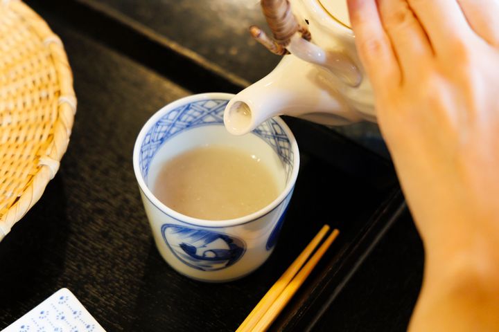 「胡桃亭」そば湯
