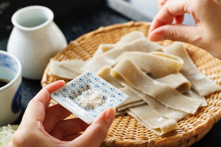 「胡桃亭」平打ちそば