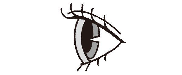 涙に守られている目 