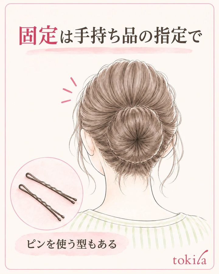 固定方法は手持ち品の指定に合わせます。