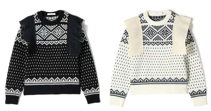 画像: 「NORDIC SWEATER」各￥35,200【ハイク】 出典：パリゴ