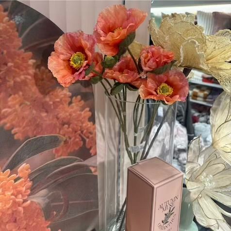 Francfranc造花ヘアアレンジ七五三