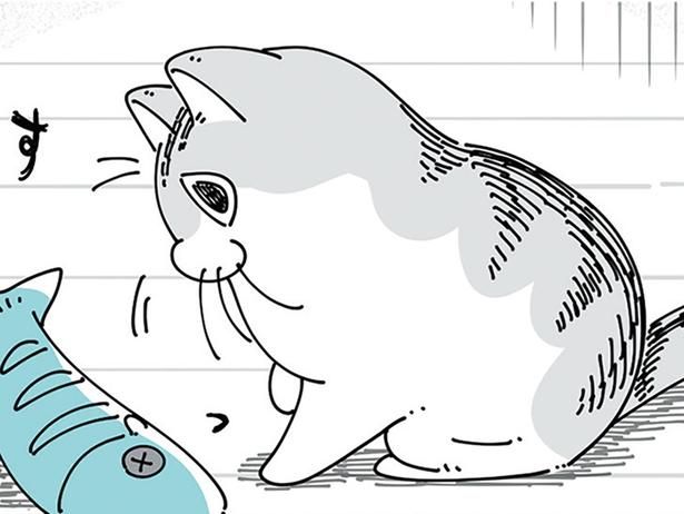 新しいおもちゃをあげたら （C）キュルZ／KADOKAWA