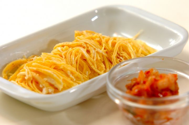 子供にも人気！サバ缶の韓国のり巻き キンパの下準備2