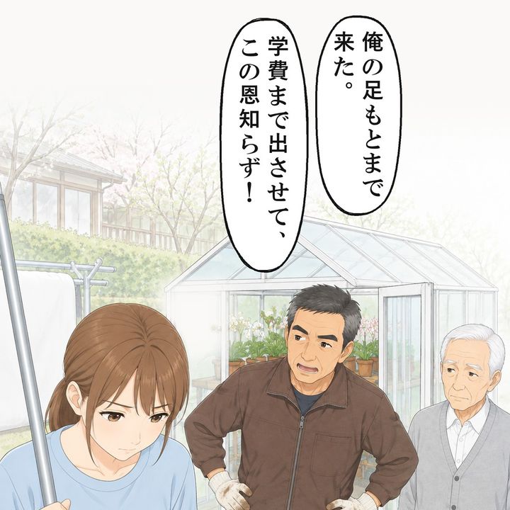 学費のことまで持ち出され、私は竿を握ったまま目を落としました