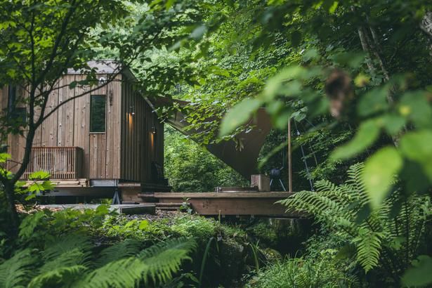 自然の景観になじむ外観もEarthboatならでは