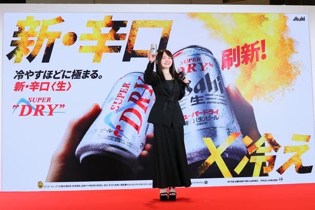 イベント会場でも、キンキンに冷えたアサヒビールで乾杯！