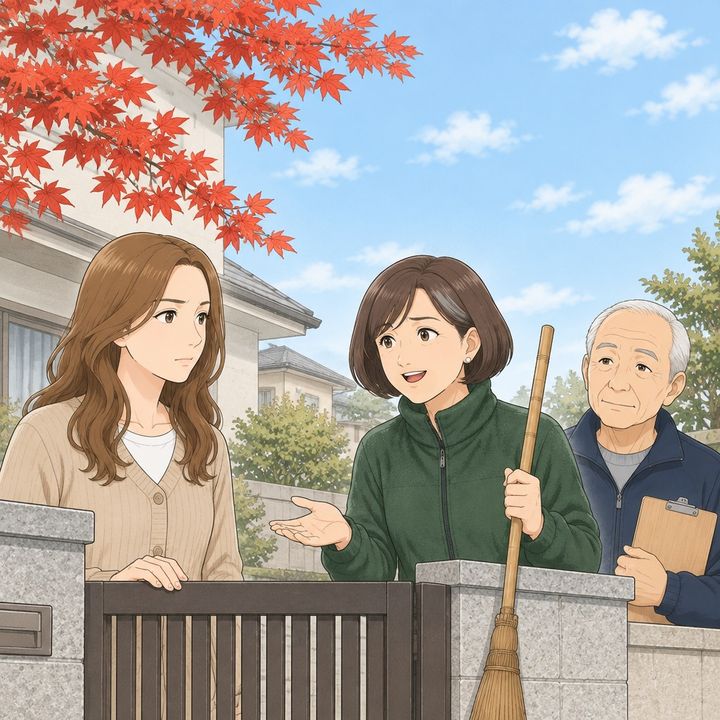 【漫画】「この落ち葉、お宅のよ。どけて」うちの門に葉を積み上げる叔母。だが、ひとすくいの落ち葉で笑顔が消えた