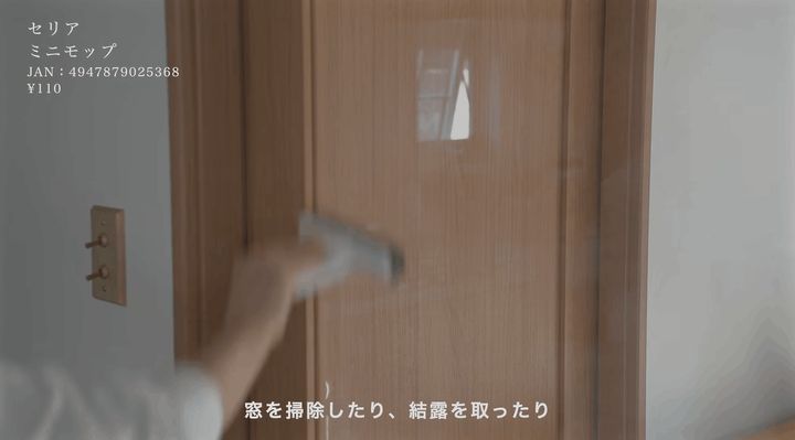 セリアの「ミニモップ（税込110円）」