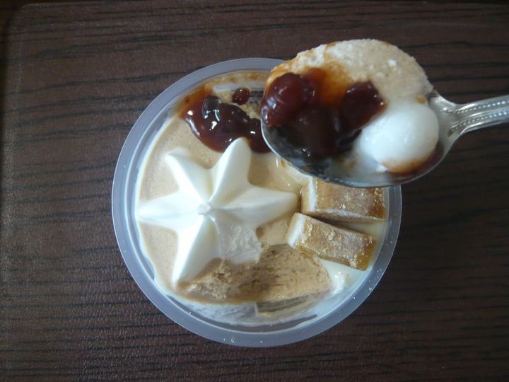 しろくまきなこわらびもち4