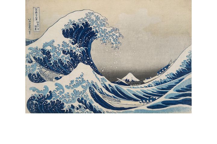 葛飾北斎《「冨嶽三十六景 神奈川沖浪裏」》 年頃 大英博物館蔵 © The Trustees of the British Museum