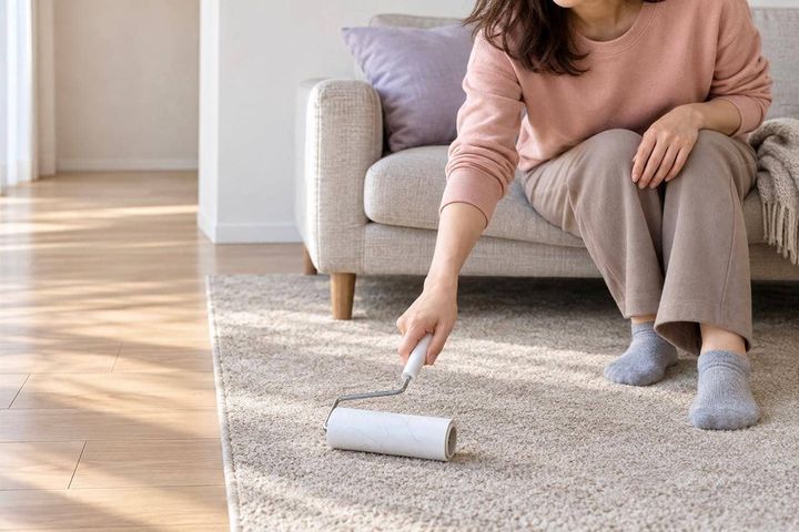 粘着クリーナー、ラグからフローリングへそのまま使ってない？確認したい“テープの用途”