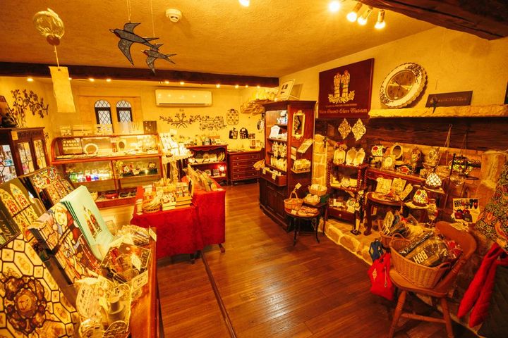 「那須ステンドグラス美術館」ミュージアムショップ