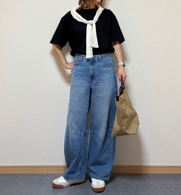 GU「ドライワイドT(5分袖)」