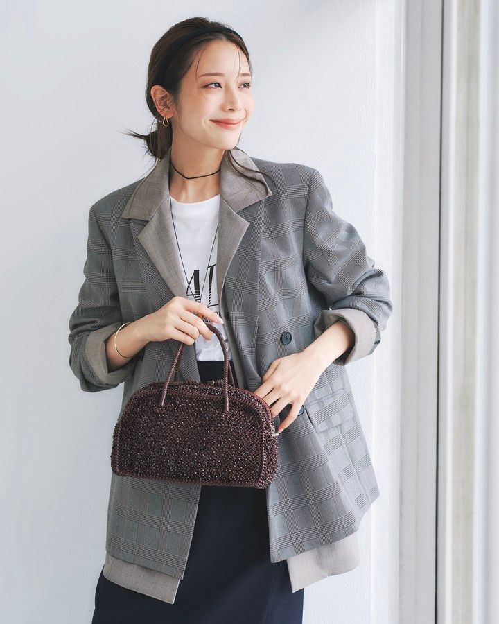 貴島明日香 バッグコーデ