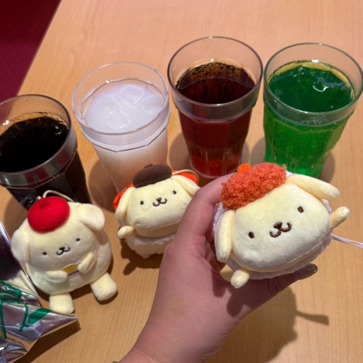 ポムポムプリン×スシロー コラボマスコット