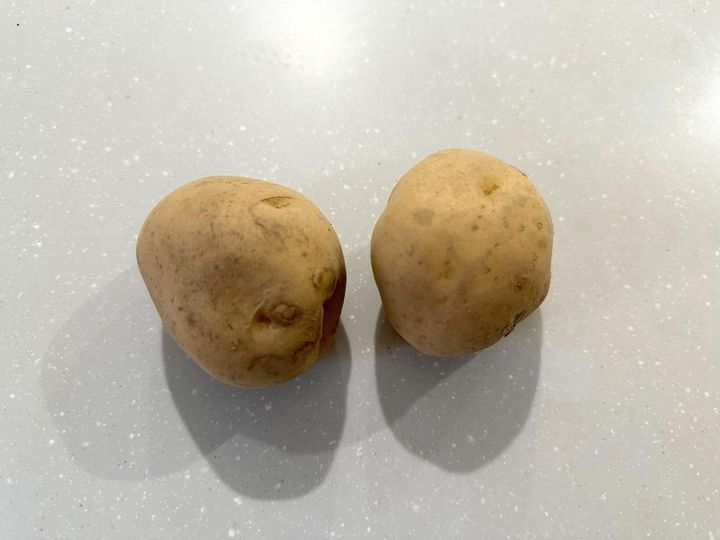 画像: 潰すのが大変なじゃがいも