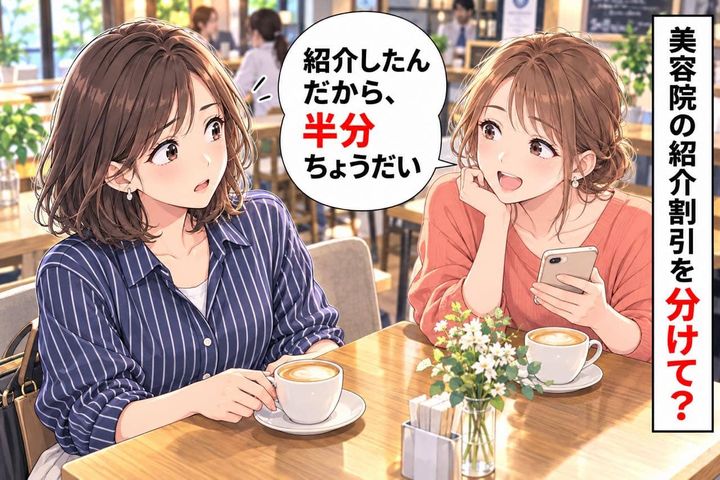 「割引分、半分ちょうだい」美容院を紹介してくれたママ友に、お礼のお茶の席で“送金”を求められた話