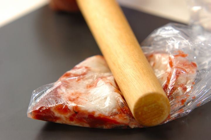 長芋の梅肉和えの作り方2