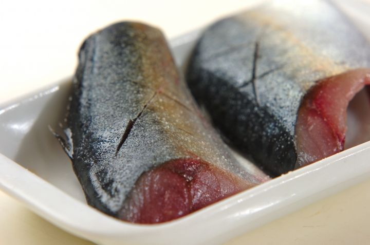 サバのみそ煮の下準備1