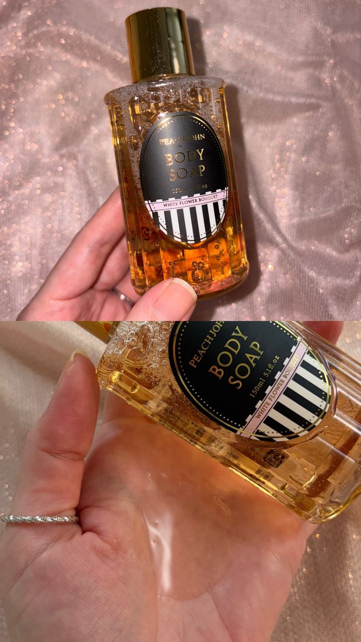 ピーチ・ジョン ビューティ ボディケアギフトセットをレビュー♡ 全アイテム使ってみた！ 使用感・香りレビュー ボディソープ