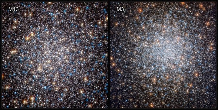 水素を燃やしながらゆっくり年をとる白色矮星を、ハッブル宇宙望遠鏡が見つけたという発表の画像です。