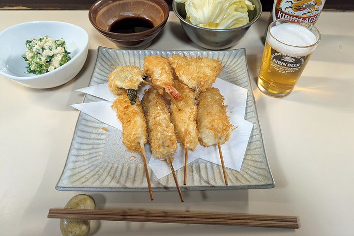 島根〈串かつや〉串かつ